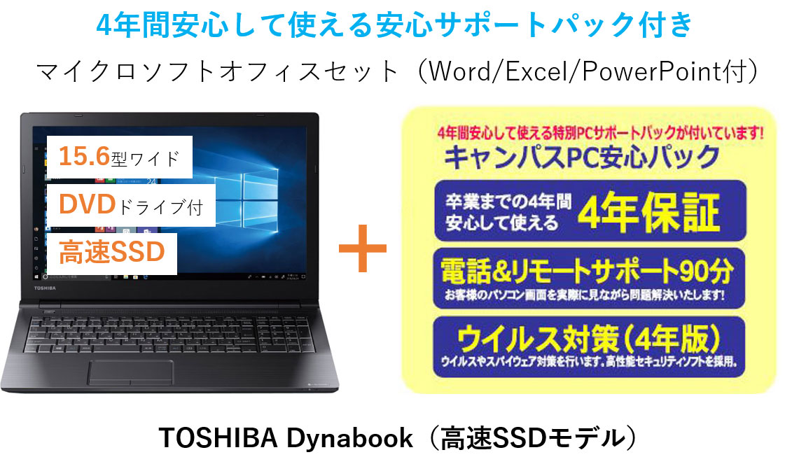 2020年度 藍野大学オリジナルパソコン 東芝dynabook B65h高速ssd Ainojournal